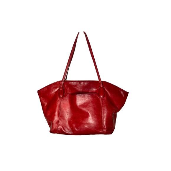HOBO international Kole leather bag in berry red - Picture 2 of 6